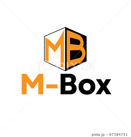 Illustration Vector Graphic of M Box logo 97584751