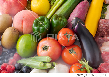 野菜と肉の盛り合わせ 野菜と肉の盛り合わせ 97585874