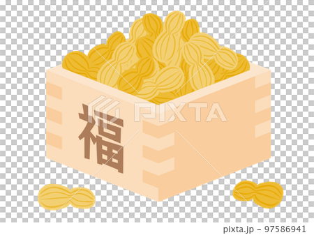 節分の落花生のイラスト 97586941