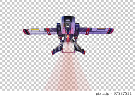 警護用ドローン(飛行機型：透過素材バージョン) 97587531