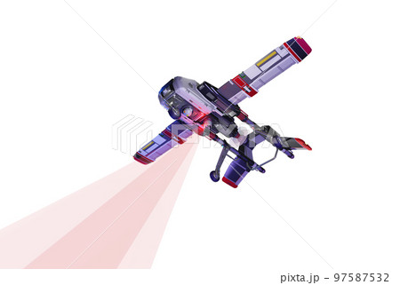 警護用ドローン(飛行機型:透過素材バージョン) 警護用ドローン(飛行機型:透過素材バージョン) 97587532