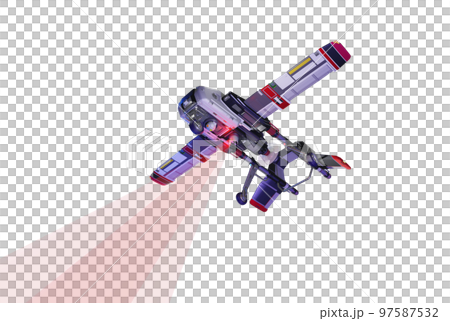 警護用ドローン(飛行機型:透過素材バージョン) 警護用ドローン(飛行機型:透過素材バージョン) 97587532