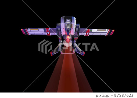 警護用ドローン(飛行機型:黒バック版) 警護用ドローン(飛行機型:黒バック版) 97587622