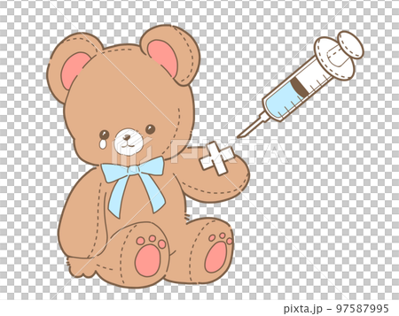 bear getting an injection 97587995