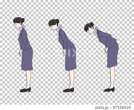 Bowing angle Flight attendant 03 97588926
