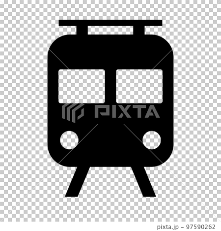 地鐵剪影圖標。鐵路。交通設施。向量。 地鐵剪影圖標。鐵路。交通設施。向量。 97590262