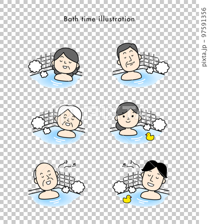 Bath time Person taking a bath Person 97591356