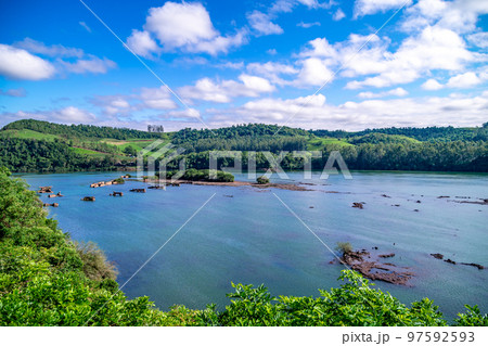 river in the rain forest of south america river in the rain forest of south america 97592593