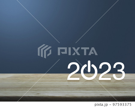 Happy new year 2023 success concept 97593375
