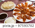 Peking duck asian chinese food 97593702