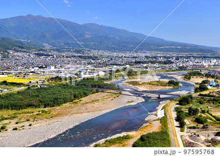 上田市街地を望む/上田駅より西側(長野県上田市)【2021.10】 上田市街地を望む/上田駅より西側(長野県上田市)【2021.10】 97595768