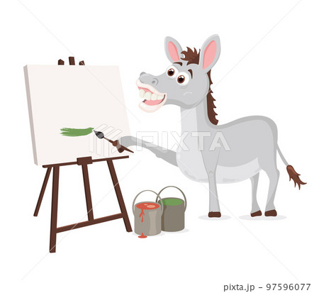 Artist Donkey 97596077