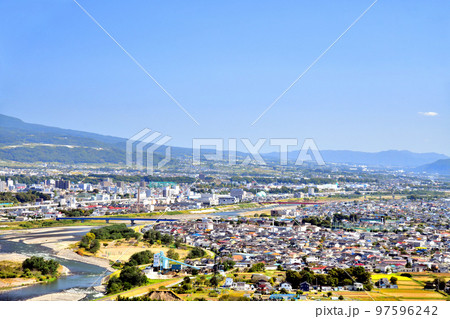 上田市街地を望む(長野県上田市)【2021.10】 97596242