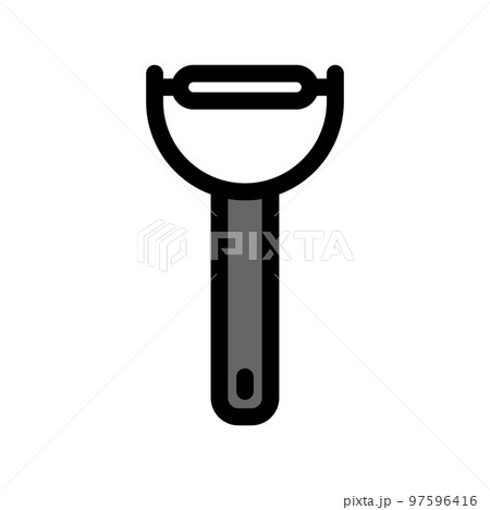 Illustration Vector graphic of peeler icon Illustration Vector graphic of peeler icon 97596416