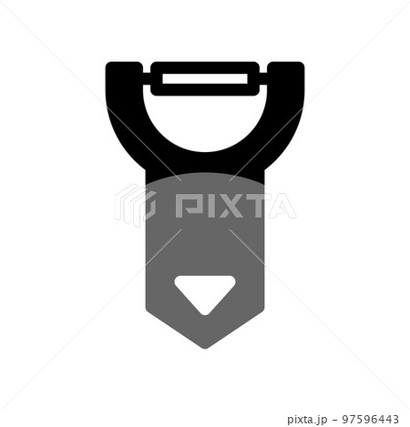 Illustration Vector graphic of peeler icon 97596443