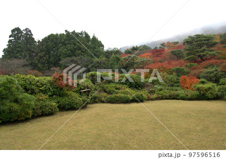 大河内山荘の紅葉 97596516
