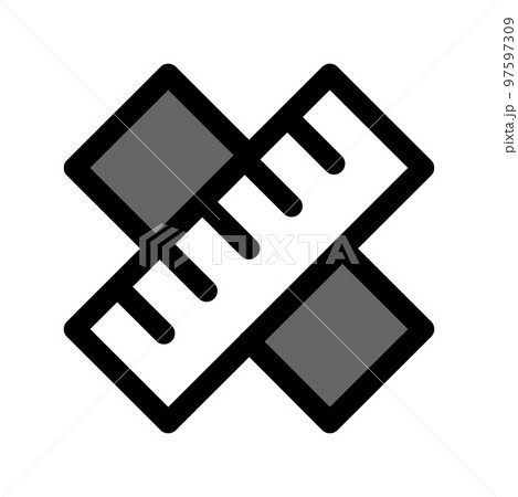 Illustration Vector Graphic of Ruler icon 97597309