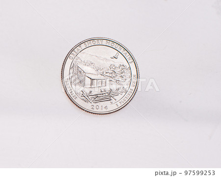 2000 US State Quarters a complete set of 5 used coins. Are located in the order of their released and joining the state 97599253