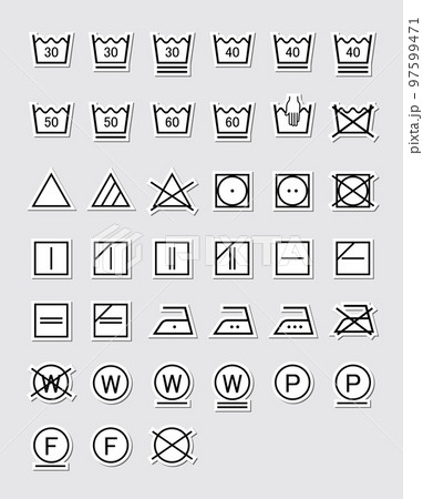 洗濯表示一覧 97599471