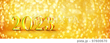 Happy New Year Background. Start to 2023. 3D illustration 97600670