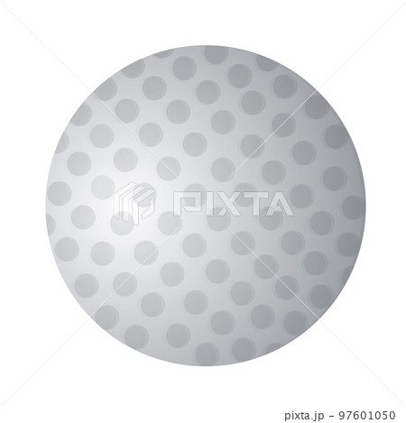 Golf ball - modern flat design style single isolated image Golf ball - modern flat design style single isolated image 97601050