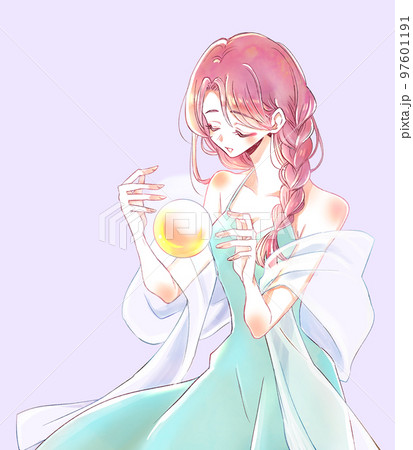 占い師の女性　イメージ 97601191