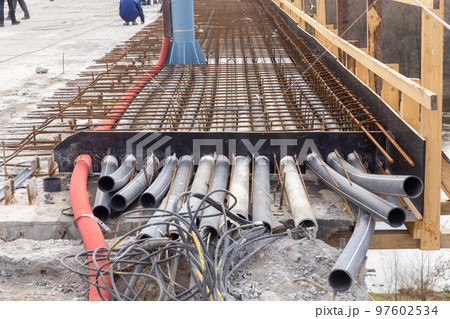 Restoration of the city bridge. 97602534