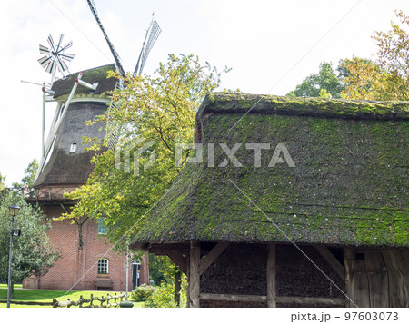 The city of Bad Zwischenahn at a lake in germany The city of Bad Zwischenahn at a lake in germany 97603073