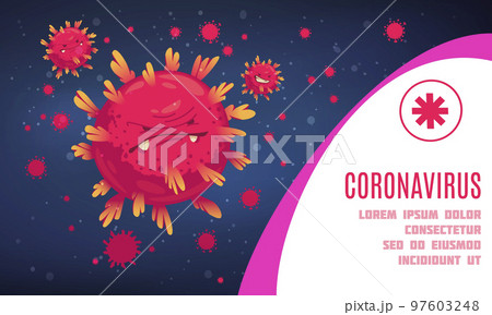 Virus Background Illustration 97603248