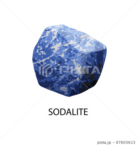 Sodalite Realistic Mineral Composition 97603615
