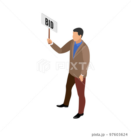 Online Auction Bidder Composition 97603624