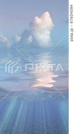 Clouds over water 97604094