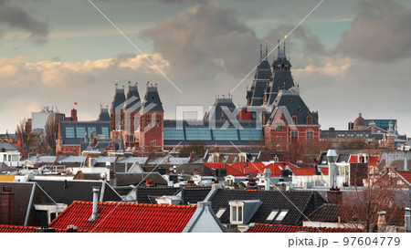 Amsterdam, Netherlands Rooftop View 97604779