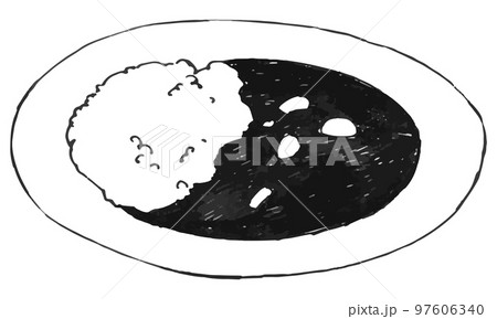 カレーライス 手描きベクター カレーライス 手描きベクター 97606340