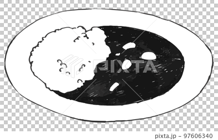 カレーライス 手描きベクター カレーライス 手描きベクター 97606340
