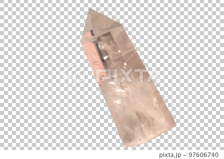 水晶　六角柱　パーツ 97606740