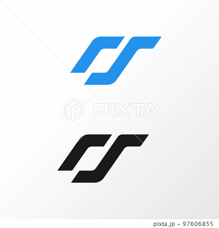 Unique and simple letter or word RS or D font Image graphic icon logo design abstract concept vector stock. Can be used as a symbol related to initial or monogram 97606855