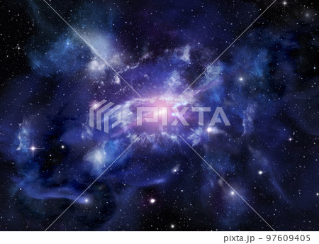 A space of the galaxy ,atmosphere with stars at dark background A space of the galaxy ,atmosphere with stars at dark background 97609405