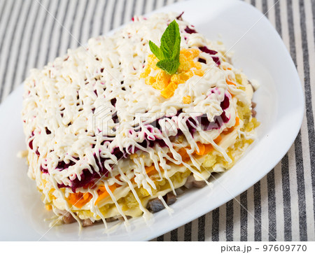 Russian dressed herring salad Russian dressed herring salad 97609770