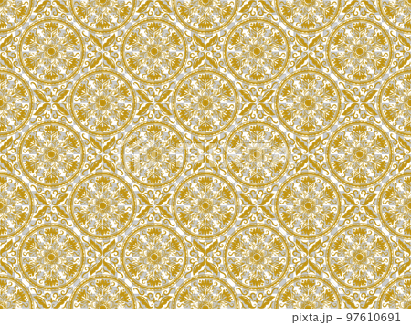 Asian pattern 16 (gold) Asian pattern 16 (gold) 97610691