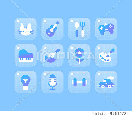 イラスト デザイン ソース 97614723