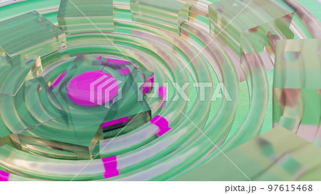 Abstract background. Geometry color shapes. 3d render Abstract background. Geometry color shapes. 3d render 97615468