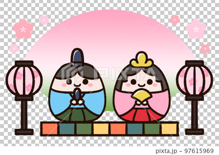 Cute dolls for Hinamatsuri 97615969