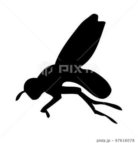 Bee Silhouette 97616078