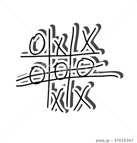 Tic-Tac-Toe Sticker Tic-Tac-Toe Sticker 97616367