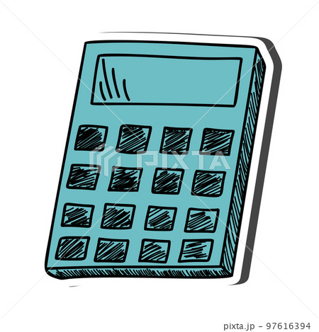 Calculator Sticker 97616394