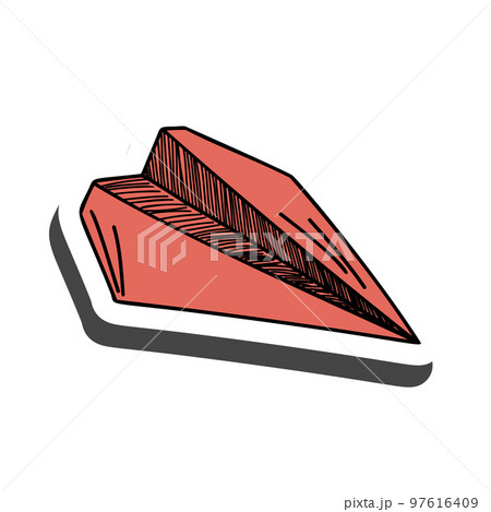 Paper Plane Sticker Paper Plane Sticker 97616409