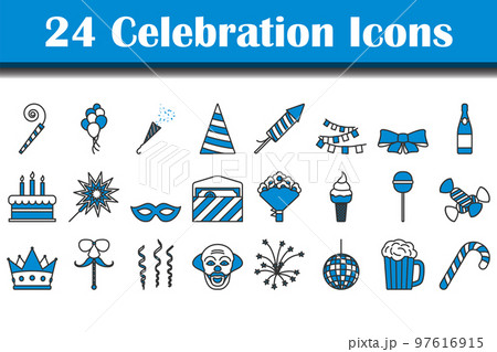 Celebration Icon Set 97616915