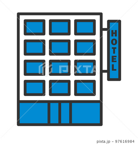 Hotel Building Icon 97616984
