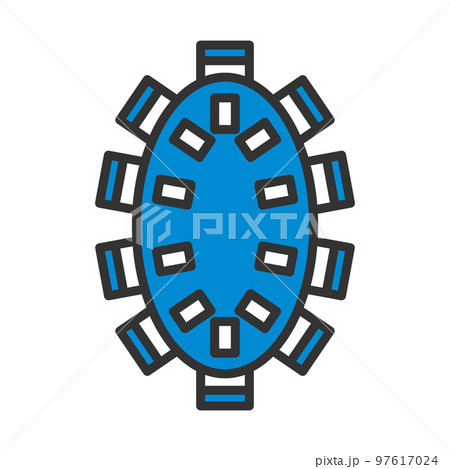 Negotiating Table Icon Negotiating Table Icon 97617024